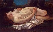 Gustave Courbet Reclining Woman oil painting on canvas